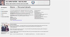 Desktop Screenshot of mkhometuition.co.uk